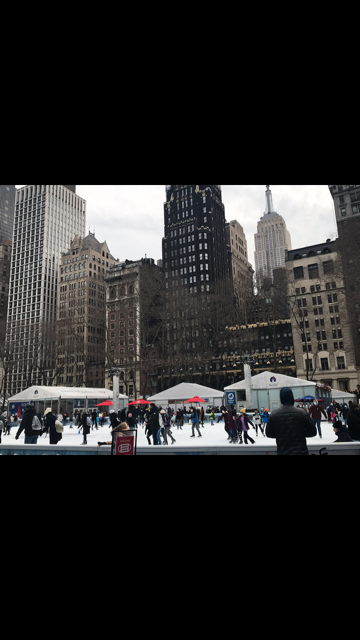 The Rink at Bryant Park in New York City Bank of America Winter Village Christmas Market