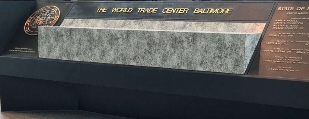 alt txt = "World Trade Center Baltimore Inner Harbor."