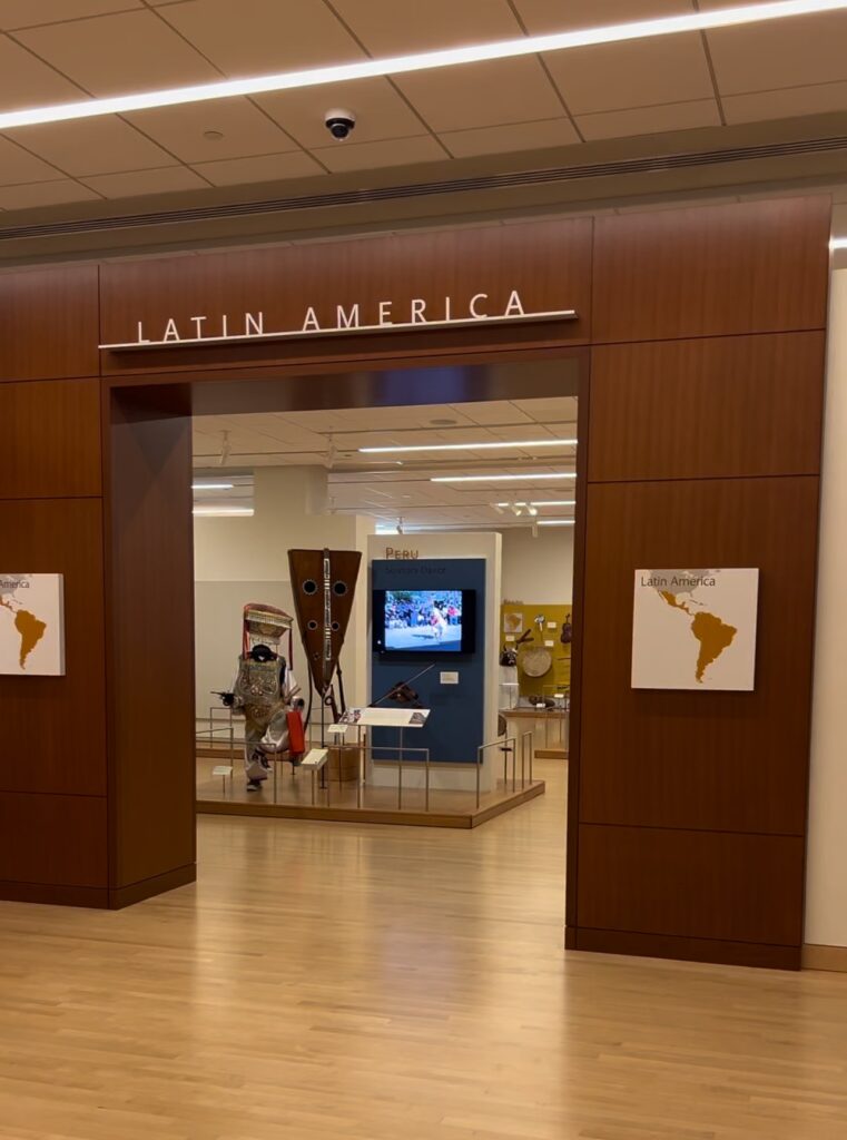 alt txt = "Latin America Exhibit."