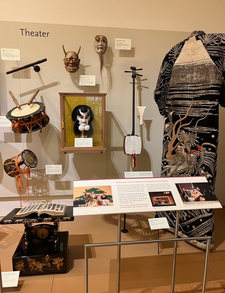 alt txt = "An assortment of masks and instruments at the Musical Instrument Museum."
